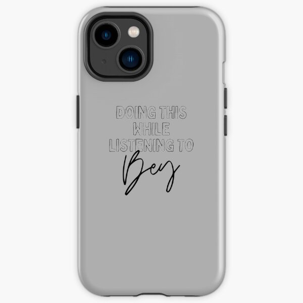 Now Playing: BEYONCE in Black Typography Print iPhone Tough Case RB1807 product Offical beyonce Merch