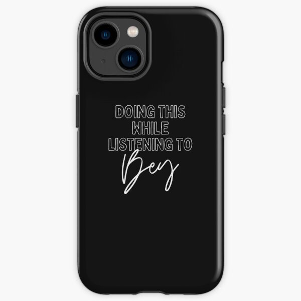 Now Playing: BEYONCE in White Typography Print iPhone Tough Case RB1807 product Offical beyonce Merch