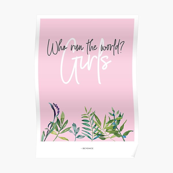 Beyonce - Who run the world? Girls Poster RB1807 product Offical beyonce Merch