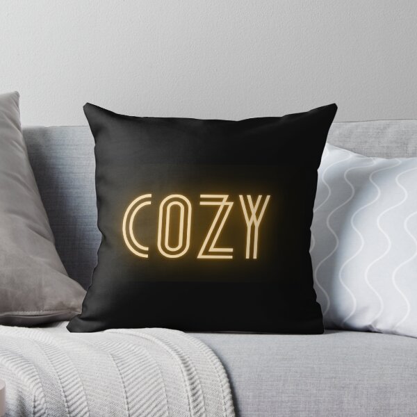 Cozy beyonce lyrics Throw Pillow RB1807 product Offical beyonce Merch