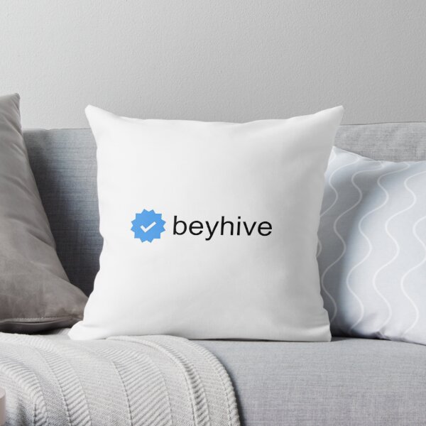 Verified BeyHive (Beyonce Fan) Throw Pillow RB1807 product Offical beyonce Merch