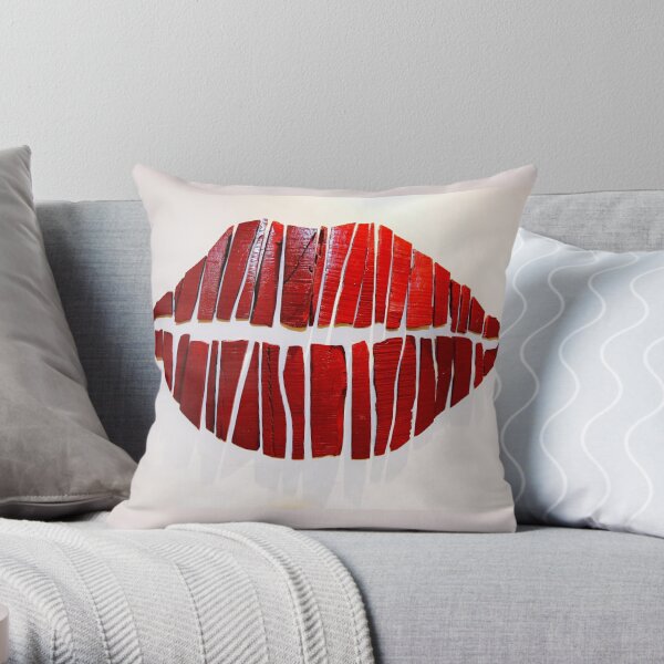 beyonce mouth Throw Pillow RB1807 product Offical beyonce Merch