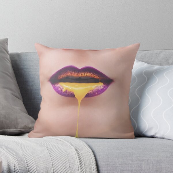 beyonce mouth Throw Pillow RB1807 product Offical beyonce Merch
