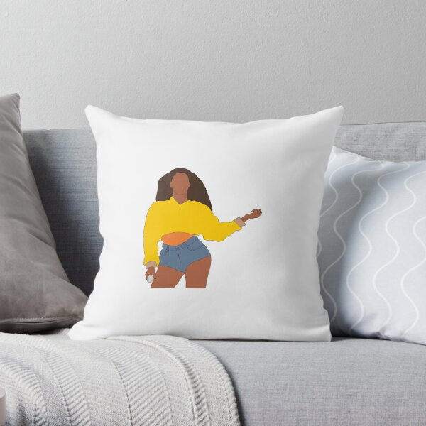 beyonce outline Throw Pillow RB1807 product Offical beyonce Merch
