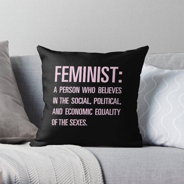 Beyonce Feminist Throw Pillow RB1807 product Offical beyonce Merch