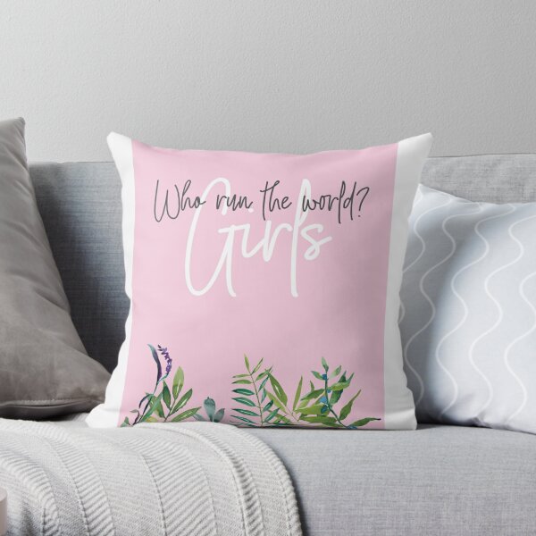 Beyonce - Who run the world? Girls Throw Pillow RB1807 product Offical beyonce Merch